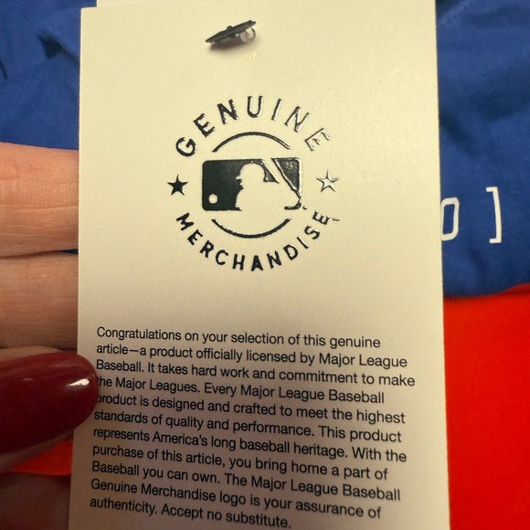 NWT Nike Chicago Cubs Blue T-Shirt - Picture 3 of 4